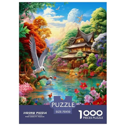 Vögel und Blumen Puzzle 1000-teilige Schwer Puzzle Spielzeug Lernspiel Impossible Herausforderungsspielzeug Für Erwachsene Und Kinder Ab 14 Jahren 70x50cm/1000pcs Vögel und Blumen Puzzle 1000-teilige Schwer Puzzle Spielzeug Lernspiel Impossible Herausforderungsspielzeug Für Erwachsene Und Kinder Ab 14 Jahren 70x50cm/1000pcs von GAOYUCHUN