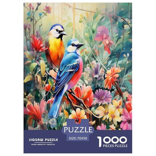 Vögel und Blumen Puzzle 1000-teilige Schwer Puzzle Spielzeug Pädagogisches Spiel Impossible Herausforderungsspielzeug Für Erwachsene Und Kinder Ab 14 Jahren 70x50cm/1000pcs Vögel und Blumen Puzzle 1000-teilige Schwer Puzzle Spielzeug Pädagogisches Spiel Impossible Herausforderungsspielzeug Für Erwachsene Und Kinder Ab 14 Jahren 70x50cm/1000pcs von GAOYUCHUN