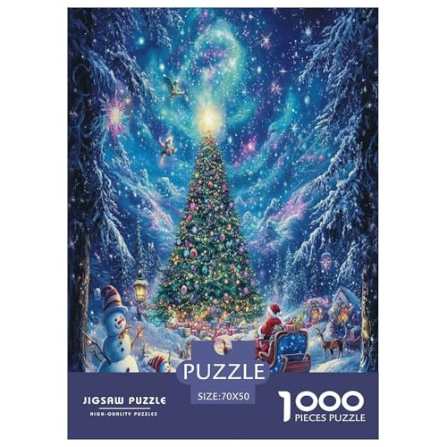 Weihnachtsbaum Puzzles 1000 Teile Schwer Puzzle Spielzeug Lernspiel Impossible Herausforderungsspielzeug Für Erwachsene Und Kinder in Bewährter 70x50cm/1000pcs Weihnachtsbaum Puzzles 1000 Teile Schwer Puzzle Spielzeug Lernspiel Impossible Herausforderungsspielzeug Für Erwachsene Und Kinder in Bewährter 70x50cm/1000pcs von GAOYUCHUN