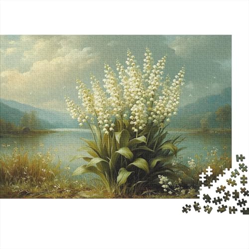 White Belladonna Puzzle 300 Teile Für Erwachsene Puzzles Lernspiel Spielzeug Geschenk Puzzle Für Erwachsene Und Kinder Ab 14 Jahren 300pcs (40x28cm) von GAOYUCHUN