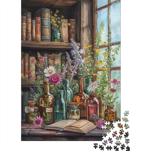 Wildflowers 1000 Stück Puzzles Lernspiel Spielzeug Geschenk Geschicklichkeitsspiel Für Die Ganze Familie Puzzle Für Erwachsene Und Kinder Ab 14 Jahren 1000pcs (75x50cm) von GAOYUCHUN