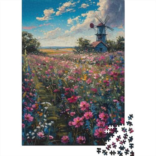 Wildflowers 1000 Teile Puzzle Für Erwachsene Geschicklichkeitsspiel Für Die Ganze Familie Puzzle Für Erwachsene Und Kinder Ab 14 Jahren 1000pcs (75x50cm) von GAOYUCHUN