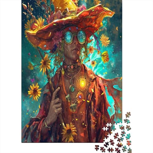 Wizard 500 Stück Puzzles Für Erwachsene Teenager Ein Herausforderndes Rätsel Für Erwachsene Und Kinder Ab 12 Jahren 500pcs (52x38cm) von GAOYUCHUN