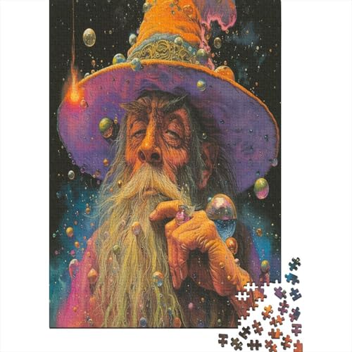 Wizards 1000 Teile Puzzle Für Erwachsene Geschicklichkeitsspiel Für Die Ganze Familie Puzzle Für Erwachsene Und Kinder Ab 14 Jahren 1000pcs (75x50cm) von GAOYUCHUN