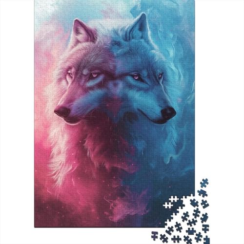 Wolf Brothers 300 Teile Puzzle Für Erwachsene Ein Herausforderndes Rätsel Für Erwachsene Und Kinder Ab 12 Jahren 300pcs (40x28cm) von GAOYUCHUN