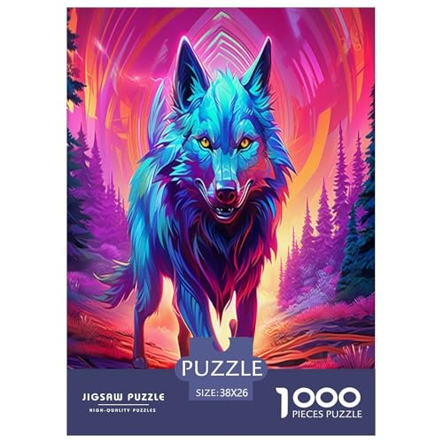 Wolf Puzzle 1000-teilige Schwer Puzzle Spielzeug Pädagogisches Spiel Impossible Herausforderung Spielzeug Für Erwachsene Und Kinder in Bewährter 38x26cm/1000pcs Wolf Puzzle 1000-teilige Schwer Puzzle Spielzeug Pädagogisches Spiel Impossible Herausforderung Spielzeug Für Erwachsene Und Kinder in Bewährter 38x26cm/1000pcs von GAOYUCHUN