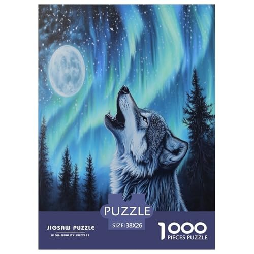 Wolf Puzzles 1000 Teile Schwer Puzzle Spielzeug Pädagogisches Spiel Impossible Herausforderungsspielzeug Für Erwachsene Und Kinder in Bewährter 38x26cm/1000pcs Wolf Puzzles 1000 Teile Schwer Puzzle Spielzeug Pädagogisches Spiel Impossible Herausforderungsspielzeug Für Erwachsene Und Kinder in Bewährter 38x26cm/1000pcs von GAOYUCHUN