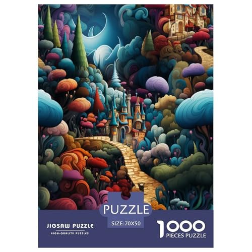 Wunderland Puzzle 1000-teilige Schwer Puzzle Spielzeug Lernspiel Impossible Herausforderungsspielzeug Für Erwachsene Und Kinder Ab 12 Jahren 70x50cm/1000pcs Wunderland Puzzle 1000-teilige Schwer Puzzle Spielzeug Lernspiel Impossible Herausforderungsspielzeug Für Erwachsene Und Kinder Ab 12 Jahren 70x50cm/1000pcs von GAOYUCHUN