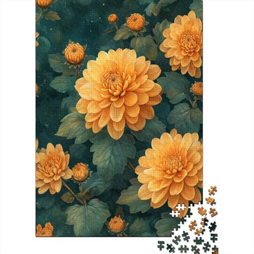 Yellow Flower 1000 Teile Puzzle Für Erwachsene Geschicklichkeitsspiel Für Die Ganze Familie Puzzle Für Erwachsene Und Kinder Ab 14 Jahren 1000pcs (75x50cm) von GAOYUCHUN