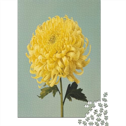 Yellow Flower 300 Teile Puzzle Für Erwachsene Brain Challenge Spielen Character Puzzles Spiel Puzzle Für Erwachsene Und Kinder Ab 14 Jahren 300pcs (40x28cm) von GAOYUCHUN