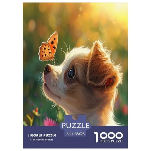 hübscher Hund Puzzle 1000-teilige Schwer Puzzle Spielzeug Pädagogisches Spiel Impossible Herausforderungsspielzeug Für Erwachsene Und Kinder Ab 12 Jahren 38x26cm/1000pcs hübscher Hund Puzzle 1000-teilige Schwer Puzzle Spielzeug Pädagogisches Spiel Impossible Herausforderungsspielzeug Für Erwachsene Und Kinder Ab 12 Jahren 38x26cm/1000pcs von GAOYUCHUN