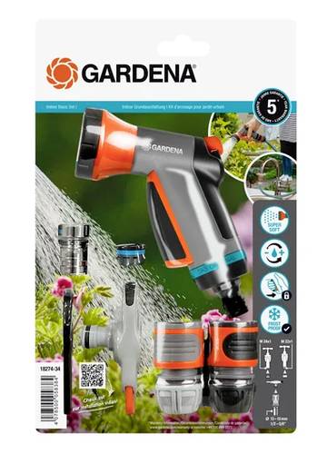 GARDENA CityGardening 18274-20 Gartenbrause mit Anschluss-Set von GARDENA CityGardening