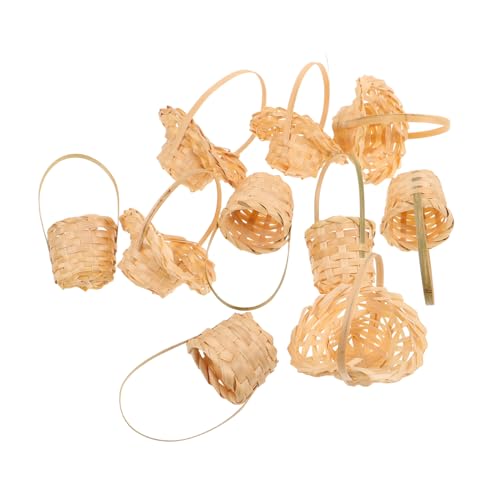 GARIOUANS 10 Stück Picknick Dekor Kleiner Puppenhauskorb Mini Picknickkorb Mini Korb Miniatur Feengartenkorb Puppenhaus Hängekorb Puppenhaus Zubehör Kleiner Korb Bambus Beige GARIOUANS 10 Stück Picknick Dekor Kleiner Puppenhauskorb Mini Picknickkorb Mini Korb Miniatur Feengartenkorb Puppenhaus Hängekorb Puppenhaus Zubehör Kleiner Korb Bambus Beige von GARIOUANS
