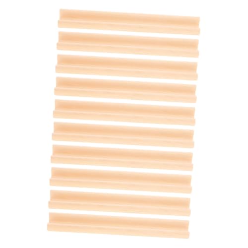 GARIOUANS 10 Stück Teiliges Domino Tablett aus Natürlichem Holz Schräg Gestaltete Racks für Domino Fliesen Langlebig Glatt Verarbeitet und Kreativer Buchstabenhalter GARIOUANS 10 Stück Teiliges Domino Tablett aus Natürlichem Holz Schräg Gestaltete Racks für Domino Fliesen Langlebig Glatt Verarbeitet und Kreativer Buchstabenhalter von GARIOUANS