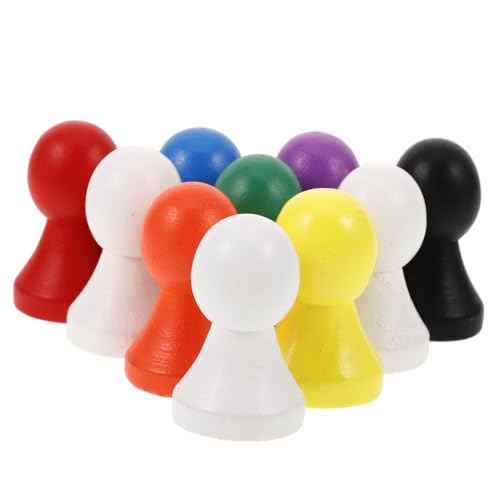 GARIOUANS 10 Stück Teiliges Holz Schachfiguren Ersatzteile Kleine Spielfiguren für Brettspiele Farbiges Holzspiel Zubehör für Gesellschaftsspiele Langlebig und Detailreich GARIOUANS 10 Stück Teiliges Holz Schachfiguren Ersatzteile Kleine Spielfiguren für Brettspiele Farbiges Holzspiel Zubehör für Gesellschaftsspiele Langlebig und Detailreich von GARIOUANS