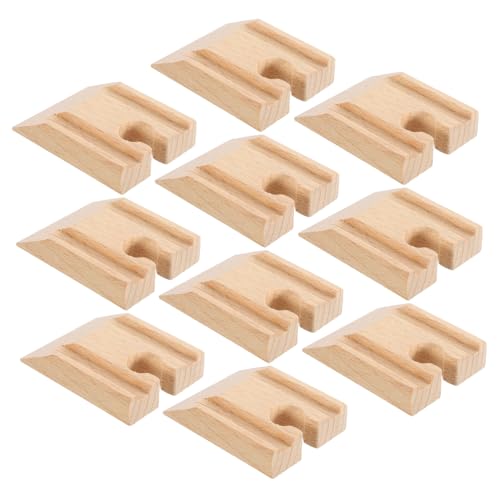GARIOUANS 10 Stück Teiliges Holzschienen Adapter Holzeisenbahn Stabile Bruchfeste Gleisverbinder Einfach zu Montieren Leichtes DIY Zubehör für Eisenbahn Modell und Spielszene GARIOUANS 10 Stück Teiliges Holzschienen Adapter Holzeisenbahn Stabile Bruchfeste Gleisverbinder Einfach zu Montieren Leichtes DIY Zubehör für Eisenbahn Modell und Spielszene von GARIOUANS