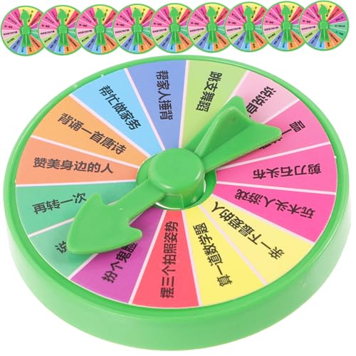 GARIOUANS 10 Stück Teiliges Kleines Party Punishment Drehspielzeug aus Langlebigem PP Buntes Tischspiel mit Rotierendem für Kindergeburtstag und Interaktive Familienspiele GARIOUANS 10 Stück Teiliges Kleines Party Punishment Drehspielzeug aus Langlebigem PP Buntes Tischspiel mit Rotierendem für Kindergeburtstag und Interaktive Familienspiele von GARIOUANS