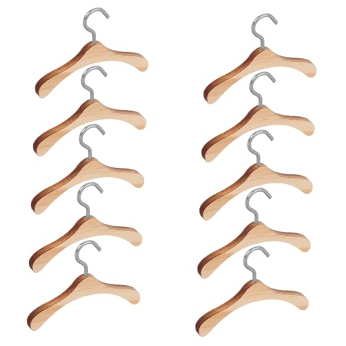 GARIOUANS 10 Stück Teiliges Mini Kleiderbügel für Puppenkleidung Kompakt Robust und Leicht zur Organisation von Kleinen Kleidungsstücken für Puppen Langlebig und Platzsparend für GARIOUANS 10 Stück Teiliges Mini Kleiderbügel für Puppenkleidung Kompakt Robust und Leicht zur Organisation von Kleinen Kleidungsstücken für Puppen Langlebig und Platzsparend für von GARIOUANS