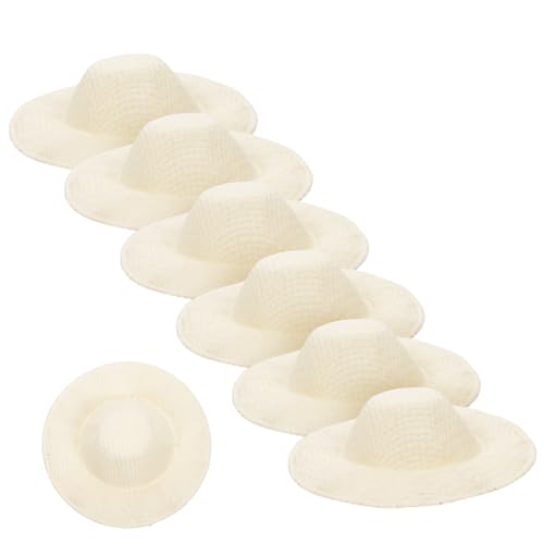 GARIOUANS 10 Stück Teiliges Mini Strohhut für Puppen DIY Bastelbedarf Handgefertigte Kleine Natürliche Strohhüte für Puppendekoration Wohnaccessoires und Miniaturhäuser GARIOUANS 10 Stück Teiliges Mini Strohhut für Puppen DIY Bastelbedarf Handgefertigte Kleine Natürliche Strohhüte für Puppendekoration Wohnaccessoires und Miniaturhäuser von GARIOUANS