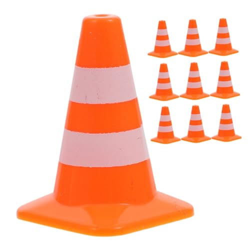 GARIOUANS 10 Stück Teiliges Mini Verkehrshütchen Leichtes für Interaktive Verkehrsszene Kognitiver Fähigkeiten und Verkehrssicherheit GARIOUANS 10 Stück Teiliges Mini Verkehrshütchen Leichtes für Interaktive Verkehrsszene Kognitiver Fähigkeiten und Verkehrssicherheit von GARIOUANS
