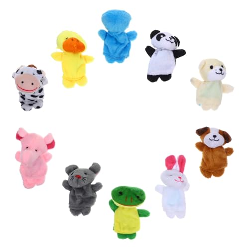 GARIOUANS 10 Stück Teiliges Weicher Plüsch fingerpuppen mit Niedlichen Cartoon Tieren Pädagogisch Effektiv für Sprachförderung und Sozialem Lernen Langlebig und Kuschelig für Spielspaß GARIOUANS 10 Stück Teiliges Weicher Plüsch fingerpuppen mit Niedlichen Cartoon Tieren Pädagogisch Effektiv für Sprachförderung und Sozialem Lernen Langlebig und Kuschelig für Spielspaß von GARIOUANS