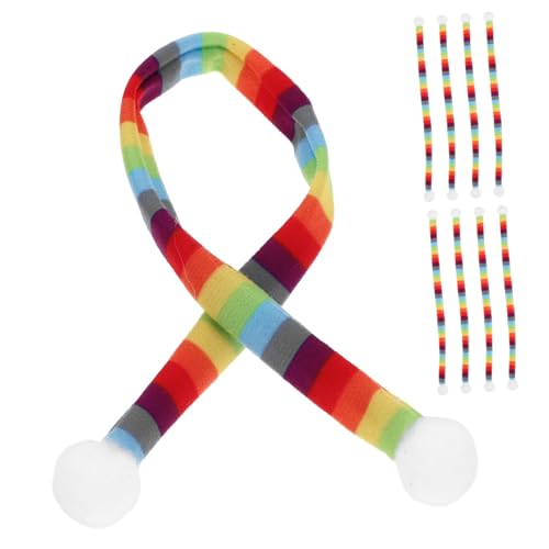 GARIOUANS 10 Stück Weihnachts Dekoschal Kleiner Schal Mini Schals Und Feiertagsdekoration Baumwolle Elegante Puppe Damen Dicker Kunstmuster Fransen Party GARIOUANS 10 Stück Weihnachts Dekoschal Kleiner Schal Mini Schals Und Feiertagsdekoration Baumwolle Elegante Puppe Damen Dicker Kunstmuster Fransen Party von GARIOUANS