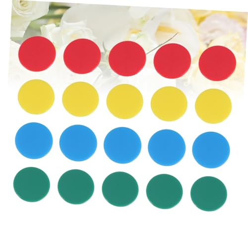 GARIOUANS 100 Stück Runde Acryl spielchips Farbiges Zählmaterial Lernchips für Kindergarten Mathe Bingo Zubehör Farben für Schule und Zuhause GARIOUANS 100 Stück Runde Acryl spielchips Farbiges Zählmaterial Lernchips für Kindergarten Mathe Bingo Zubehör Farben für Schule und Zuhause von GARIOUANS