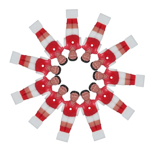 GARIOUANS 11 Stück Teiliges Tischfußball Spieler Ersatzset Kleine Fußball Figuren in Rot und Schwarz Professionelle Einfach Montierbare Kicker Figuren für Kickertisch als Ersatz für Defekte GARIOUANS 11 Stück Teiliges Tischfußball Spieler Ersatzset Kleine Fußball Figuren in Rot und Schwarz Professionelle Einfach Montierbare Kicker Figuren für Kickertisch als Ersatz für Defekte von GARIOUANS