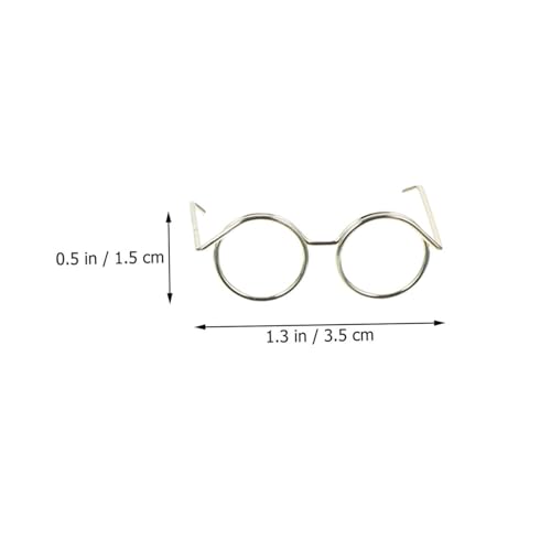 GARIOUANS 12 Stück Teiliges Mini Puppenbrillen aus Stabilem Kupferdraht ohne Gläser Leichte und Langlebige Puppenaccessoires für Basteln Dekoration und Fotografie Geeignet für Verschiedene GARIOUANS 12 Stück Teiliges Mini Puppenbrillen aus Stabilem Kupferdraht ohne Gläser Leichte und Langlebige Puppenaccessoires für Basteln Dekoration und Fotografie Geeignet für Verschiedene von GARIOUANS