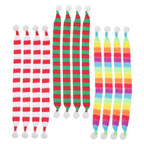 GARIOUANS 12 Stück Teiliges Mini Weihnachts Schal aus Dekorative Puppenhaus Accessoires Weiche Langlebige Mini Schals für Festliche Deko und Gemütliche Weihnachtsatmosphäre Wiederverwendbar GARIOUANS 12 Stück Teiliges Mini Weihnachts Schal aus Dekorative Puppenhaus Accessoires Weiche Langlebige Mini Schals für Festliche Deko und Gemütliche Weihnachtsatmosphäre Wiederverwendbar von GARIOUANS