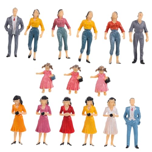 GARIOUANS 15 Stück Teiliges Bemalte Modellfiguren Menschen Landschaftsfiguren Miniatur Maßstab Kunststoff für Architektur Layout Modellbahnen Zugstation Spielhaus Dekoration Zufällige Farbe GARIOUANS 15 Stück Teiliges Bemalte Modellfiguren Menschen Landschaftsfiguren Miniatur Maßstab Kunststoff für Architektur Layout Modellbahnen Zugstation Spielhaus Dekoration Zufällige Farbe von GARIOUANS