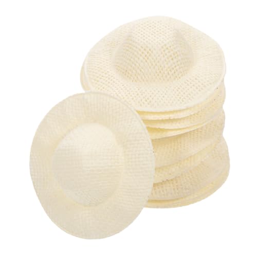 GARIOUANS 15 Stück Teiliges Mini Strohhut Puppen Kleine Gewebte Hüte aus Hautfreundlich Farbbeständig Leicht zum Basteln und Dekorieren von Mini Puppen und DIY projekten GARIOUANS 15 Stück Teiliges Mini Strohhut Puppen Kleine Gewebte Hüte aus Hautfreundlich Farbbeständig Leicht zum Basteln und Dekorieren von Mini Puppen und DIY projekten von GARIOUANS