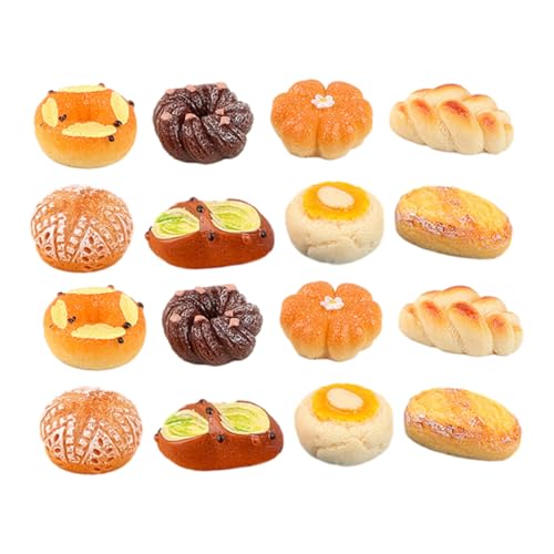 GARIOUANS 18 Stück Teiliges Lebensechte Resin Brotsimulation Miniaturen Detailreiche Puppenhaus Lebensmitteldekoration Vielseitige Fotografie Requisiten für Restaurant Hotel und Modellräume GARIOUANS 18 Stück Teiliges Lebensechte Resin Brotsimulation Miniaturen Detailreiche Puppenhaus Lebensmitteldekoration Vielseitige Fotografie Requisiten für Restaurant Hotel und Modellräume von GARIOUANS