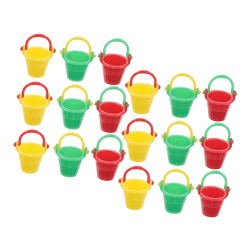 GARIOUANS 18 Stück Teiliges Mini Sand Eimer aus Wetterfestem Kunststoff Kleine Bunte Miniatur Eimer für Puppenhaus Dekor Leicht Langlebig für Miniaturgärten und Kreatives GARIOUANS 18 Stück Teiliges Mini Sand Eimer aus Wetterfestem Kunststoff Kleine Bunte Miniatur Eimer für Puppenhaus Dekor Leicht Langlebig für Miniaturgärten und Kreatives von GARIOUANS