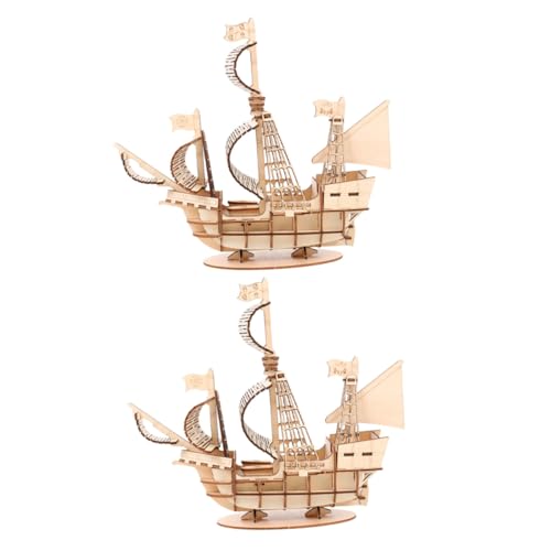 GARIOUANS 2 Sätze Holzpuzzle Segelschiff Bausatz Puzzle für Ab Jahren Holzmodell Schiff DIY Steckpuzzle für Erwachsene Geschenkidee zum Basteln und Dekorieren GARIOUANS 2 Sätze Holzpuzzle Segelschiff Bausatz Puzzle für Ab Jahren Holzmodell Schiff DIY Steckpuzzle für Erwachsene Geschenkidee zum Basteln und Dekorieren von GARIOUANS