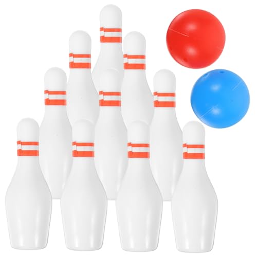 GARIOUANS 2 Sätze Mini Bowling Modell Teilig Detailreiche Mikro Szene Mini Haus Dekoration mit Roten und Blauen Kugeln Bowling Pins Handgefertigt für DIY Basteln und Sammler GARIOUANS 2 Sätze Mini Bowling Modell Teilig Detailreiche Mikro Szene Mini Haus Dekoration mit Roten und Blauen Kugeln Bowling Pins Handgefertigt für DIY Basteln und Sammler von GARIOUANS