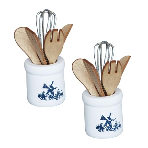 GARIOUANS 2 Sätze Miniatur Küchenzubehör mit Eimer Realistische Puppenhaus Küchenutensilien Leichtes und Kindersicheres Kochgeschirr für Rollenspiele und Kreative Gruppenaktivitäten GARIOUANS 2 Sätze Miniatur Küchenzubehör mit Eimer Realistische Puppenhaus Küchenutensilien Leichtes und Kindersicheres Kochgeschirr für Rollenspiele und Kreative Gruppenaktivitäten von GARIOUANS