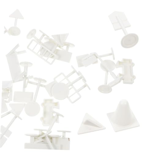 GARIOUANS 2 Sätze Miniatur Verkehrszeichen Teiliges Straßenverkehrs Szene mit Realistischen Bunten Straßenschildern zum Lernen für Jungen und Mädchen GARIOUANS 2 Sätze Miniatur Verkehrszeichen Teiliges Straßenverkehrs Szene mit Realistischen Bunten Straßenschildern zum Lernen für Jungen und Mädchen von GARIOUANS