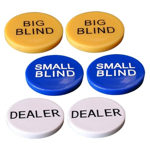 GARIOUANS 2 Sätze Poker Chips Zählchips für Bingo Spiel Zählmarker mit Glatten Kanten Langlebig für Small Big Blind Poker Kartenspiele und Lernaktivitäten GARIOUANS 2 Sätze Poker Chips Zählchips für Bingo Spiel Zählmarker mit Glatten Kanten Langlebig für Small Big Blind Poker Kartenspiele und Lernaktivitäten von GARIOUANS