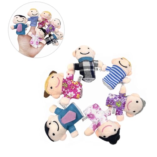 GARIOUANS 2 Sätze Teilig Mini Fingerpuppen Familie aus Handpuppen für Frühpädagogisches für Vorschule Kindergarten Rollenspiel GARIOUANS 2 Sätze Teilig Mini Fingerpuppen Familie aus Handpuppen für Frühpädagogisches für Vorschule Kindergarten Rollenspiel von GARIOUANS