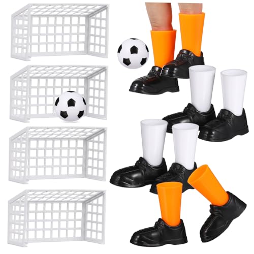 GARIOUANS 2 Satz Mini Tischfußballspiel Set Tragbares Finger Fußballspiel mit Mini Fußball Schuhe Interaktives Sportspielzeug für Koordination und Schnellen Spielspaß GARIOUANS 2 Satz Mini Tischfußballspiel Set Tragbares Finger Fußballspiel mit Mini Fußball Schuhe Interaktives Sportspielzeug für Koordination und Schnellen Spielspaß von GARIOUANS