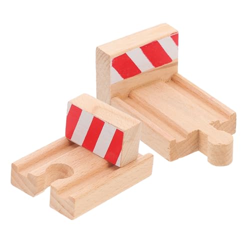 GARIOUANS 2 Stück Holzeisenbahn Stoppschienen aus Natürlichem Holz DIY Zugschienen Zubehör für Kreative Einfache Montage Kompatibel mit Holzeisenbahn Gleisen Fördert Fantasie und Spielspaß GARIOUANS 2 Stück Holzeisenbahn Stoppschienen aus Natürlichem Holz DIY Zugschienen Zubehör für Kreative Einfache Montage Kompatibel mit Holzeisenbahn Gleisen Fördert Fantasie und Spielspaß von GARIOUANS
