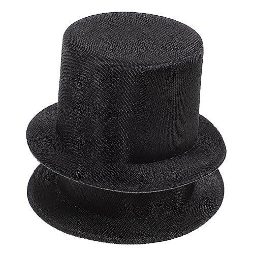 GARIOUANS 2 Stück Mini Hüte Kleine Schwarze Miniatur Schneemann Hüte für DIY Basteln Puppen Dekoration Weihnachten Handgefertigt Robustes Stoffmaterial GARIOUANS 2 Stück Mini Hüte Kleine Schwarze Miniatur Schneemann Hüte für DIY Basteln Puppen Dekoration Weihnachten Handgefertigt Robustes Stoffmaterial von GARIOUANS