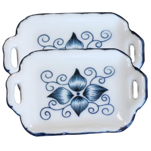 GARIOUANS 2 Stück Miniatur Puppenhaus Teeservice Keramik Teetassen Tablett Mini Haus Dekoration Leicht für DIY Basteln und Miniatur Landschaft Zubehör GARIOUANS 2 Stück Miniatur Puppenhaus Teeservice Keramik Teetassen Tablett Mini Haus Dekoration Leicht für DIY Basteln und Miniatur Landschaft Zubehör von GARIOUANS