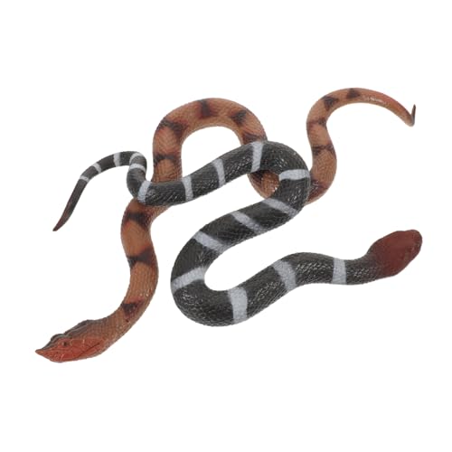 GARIOUANS 2 Stück Realistische Schlangenmodelle aus Flexiblem TPR Detailgetreue Reptilienfiguren für Halloween Deko Gartenspiele Edukatives Tiermodell für Partyspaß GARIOUANS 2 Stück Realistische Schlangenmodelle aus Flexiblem TPR Detailgetreue Reptilienfiguren für Halloween Deko Gartenspiele Edukatives Tiermodell für Partyspaß von GARIOUANS
