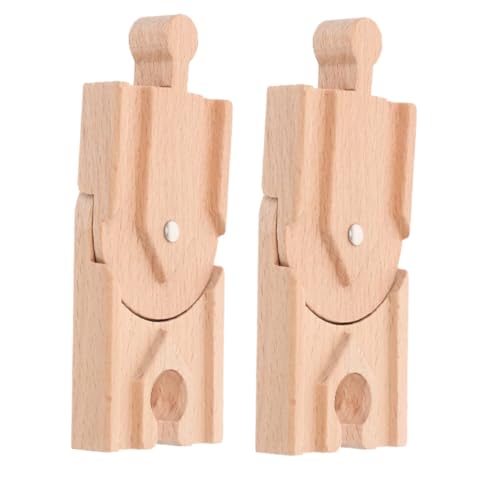 GARIOUANS 2 Stück Teiliges Holzschienen Zubehör für Holzeisenbahn DIY für Feinmotorik Kreativität und Hand Auge Koordination Kompatibel mit Thomas und Anderen Sets GARIOUANS 2 Stück Teiliges Holzschienen Zubehör für Holzeisenbahn DIY für Feinmotorik Kreativität und Hand Auge Koordination Kompatibel mit Thomas und Anderen Sets von GARIOUANS