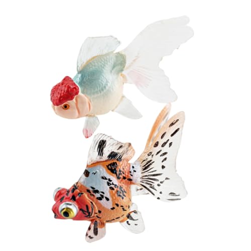 GARIOUANS 2stücke Künstliche Fische Simulations Goldfisch Modell Fisch Figuren Dekoration Für Aquarium Teich Garten Ornament GARIOUANS 2stücke Künstliche Fische Simulations Goldfisch Modell Fisch Figuren Dekoration Für Aquarium Teich Garten Ornament von GARIOUANS