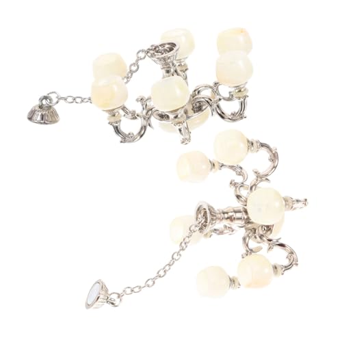 GARIOUANS 2 Stück Teiliges Miniatur Dollhouse Zimmer Deko mit Vintage Hängelampen Realistische Simulation Detailreiche Kleine Beleuchtung für Puppenhausmöbel und Bastelprojekte GARIOUANS 2 Stück Teiliges Miniatur Dollhouse Zimmer Deko mit Vintage Hängelampen Realistische Simulation Detailreiche Kleine Beleuchtung für Puppenhausmöbel und Bastelprojekte von GARIOUANS