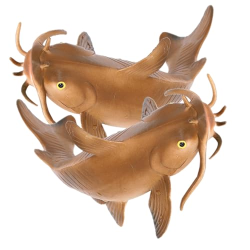 GARIOUANS 2 Stück Teiliges Realistisches Welsmodell aus Kunststoff Kindgerechtes Lernspielzeug für Kinderzimmerdekoration Dekoratives Imitationsfisch für Vorschulkinder und GARIOUANS 2 Stück Teiliges Realistisches Welsmodell aus Kunststoff Kindgerechtes Lernspielzeug für Kinderzimmerdekoration Dekoratives Imitationsfisch für Vorschulkinder und von GARIOUANS