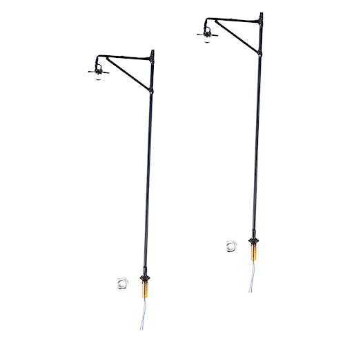 GARIOUANS 2 Stück Warmweiß LED Mini Lamp Statue für Puppenhaus Garten Landschaftsdeko DIY Modell Zubehör GARIOUANS 2 Stück Warmweiß LED Mini Lamp Statue für Puppenhaus Garten Landschaftsdeko DIY Modell Zubehör von GARIOUANS